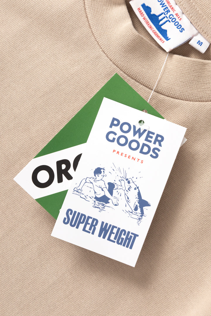 Power Goods - Super Weight T-Shirt - Bone