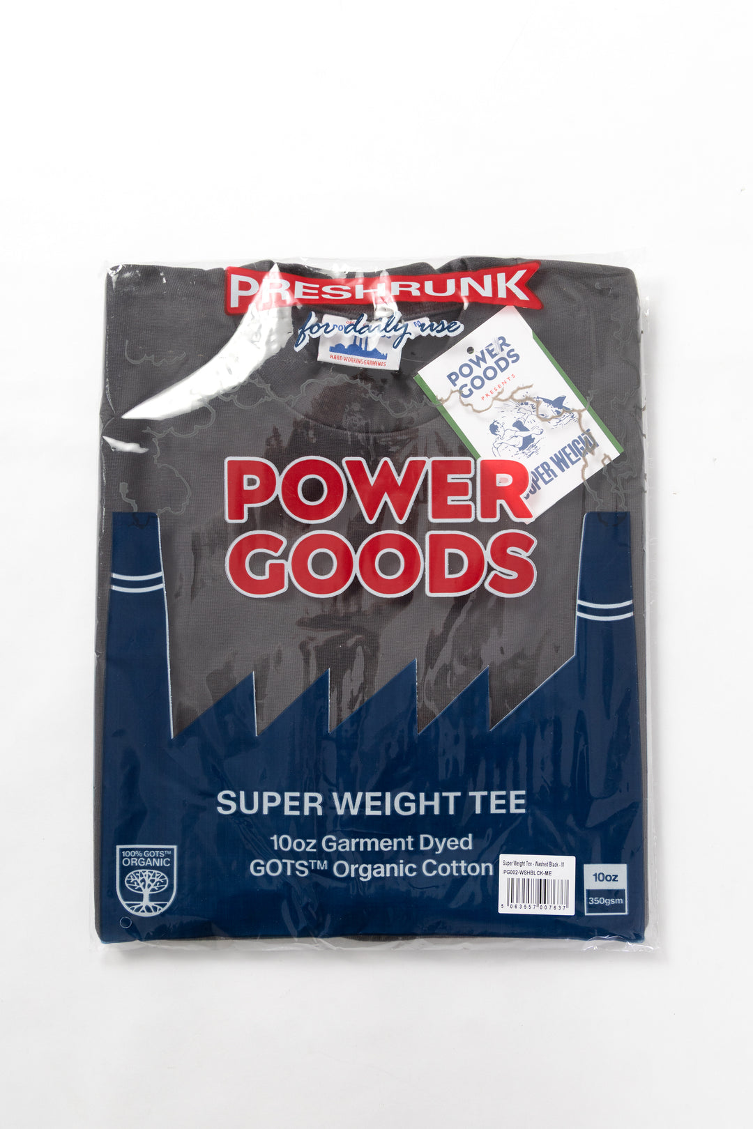 Power Goods - Super Weight T-Shirt - Washed Black