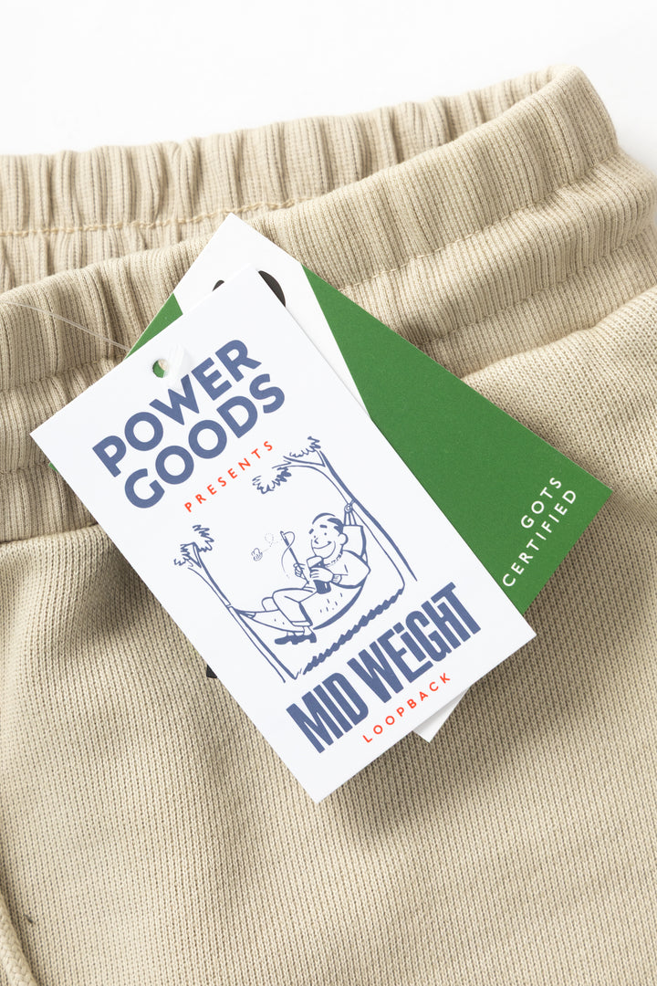 Power Goods - Loopback Sweatpants - Bone