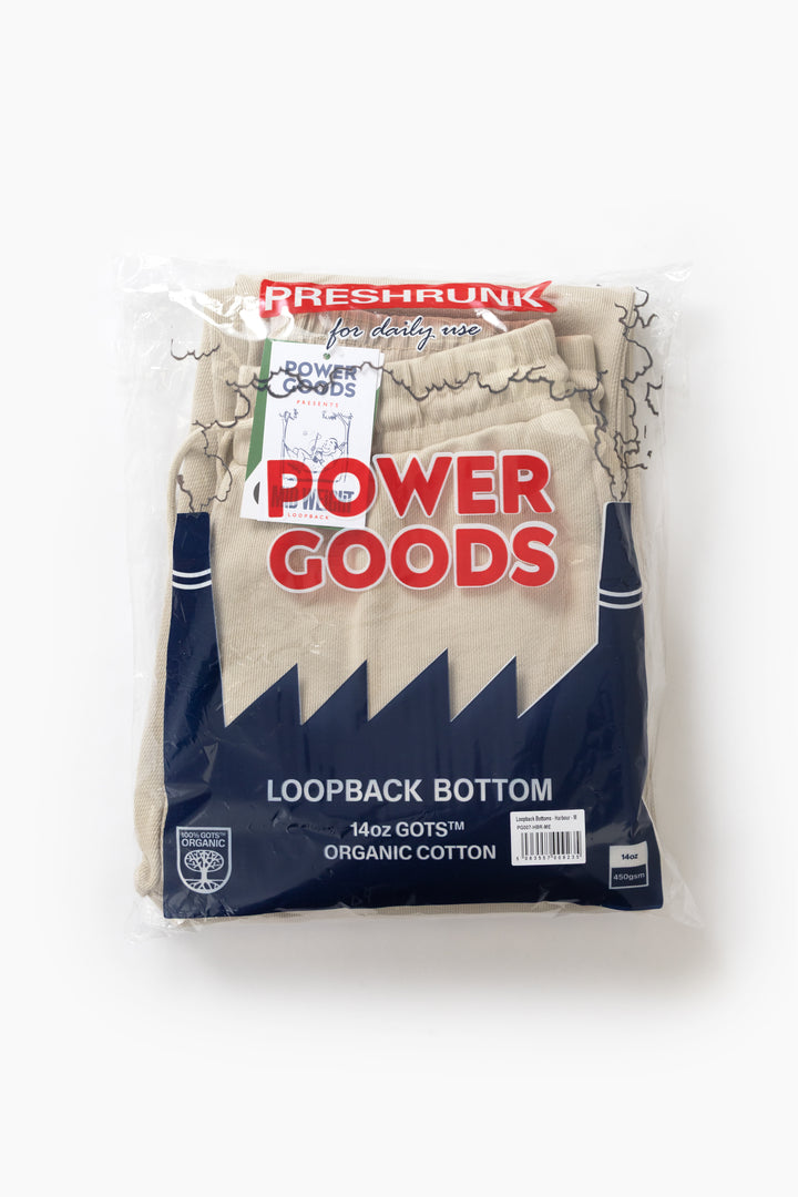 Power Goods - Loopback Sweatpants - Bone
