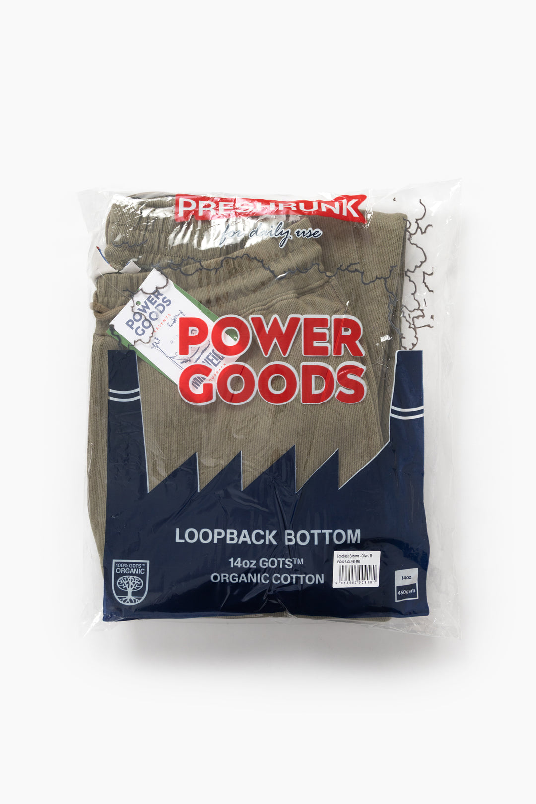 Power Goods - Loopback Sweatpants - Olive