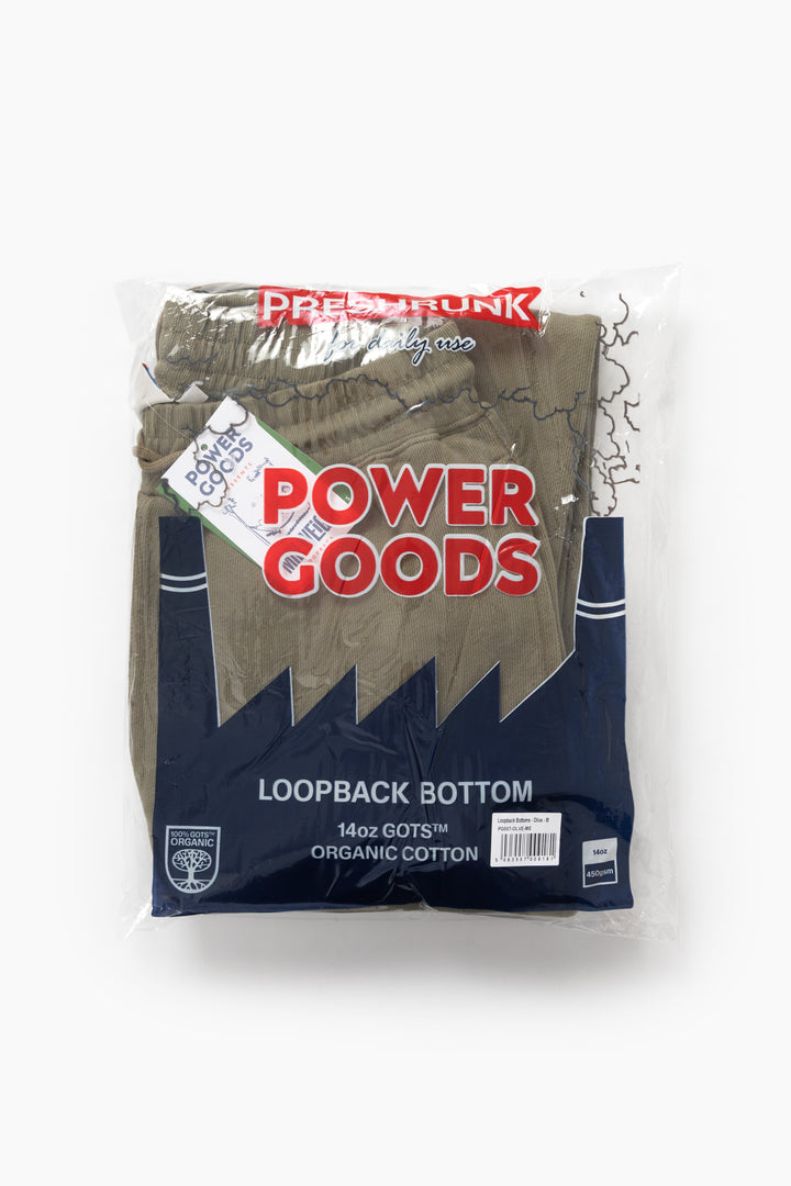 Power Goods - Loopback Sweatpants - Olive