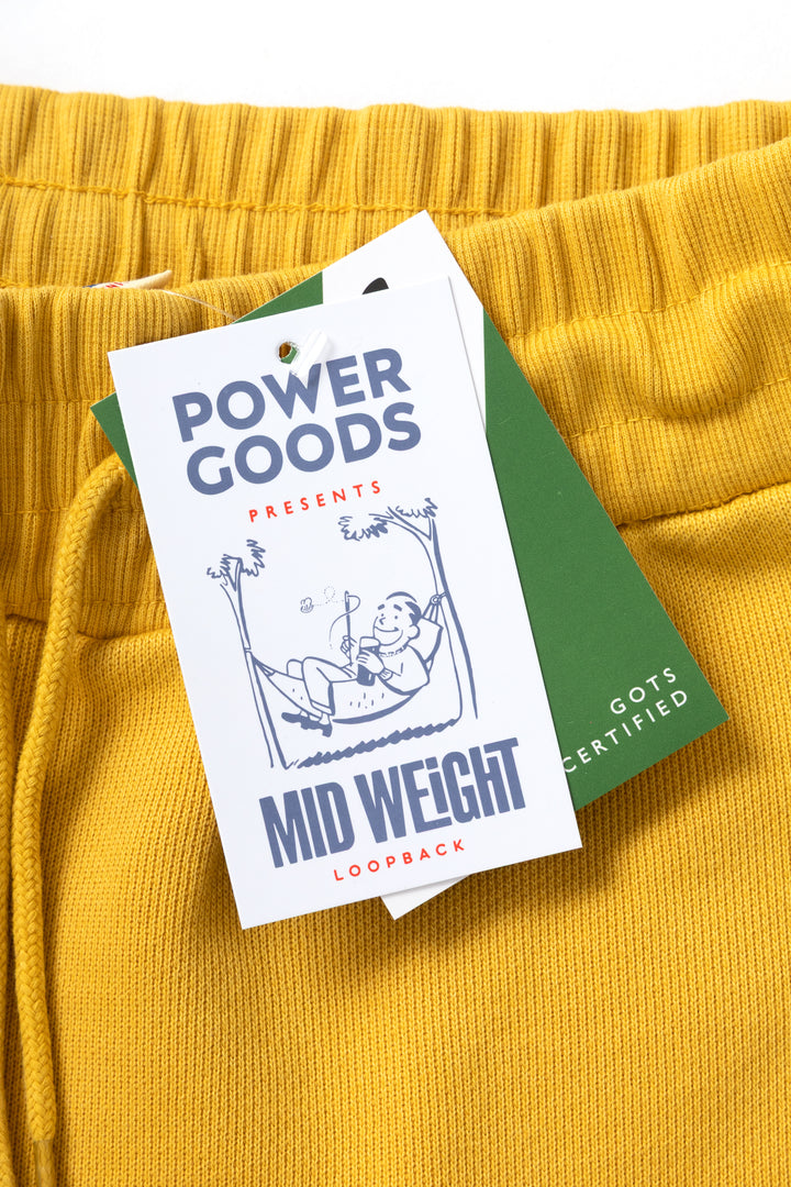 Power Goods - Loopback Sweatpants - Sunflower