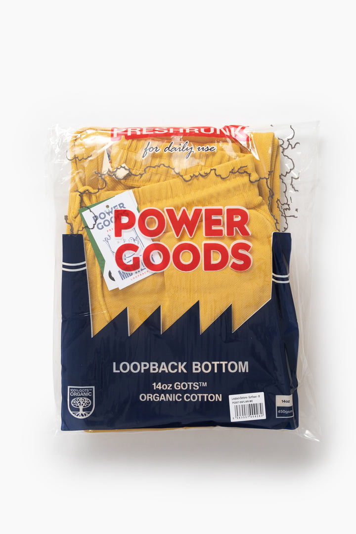 Power Goods - Loopback Sweatpants - Sunflower