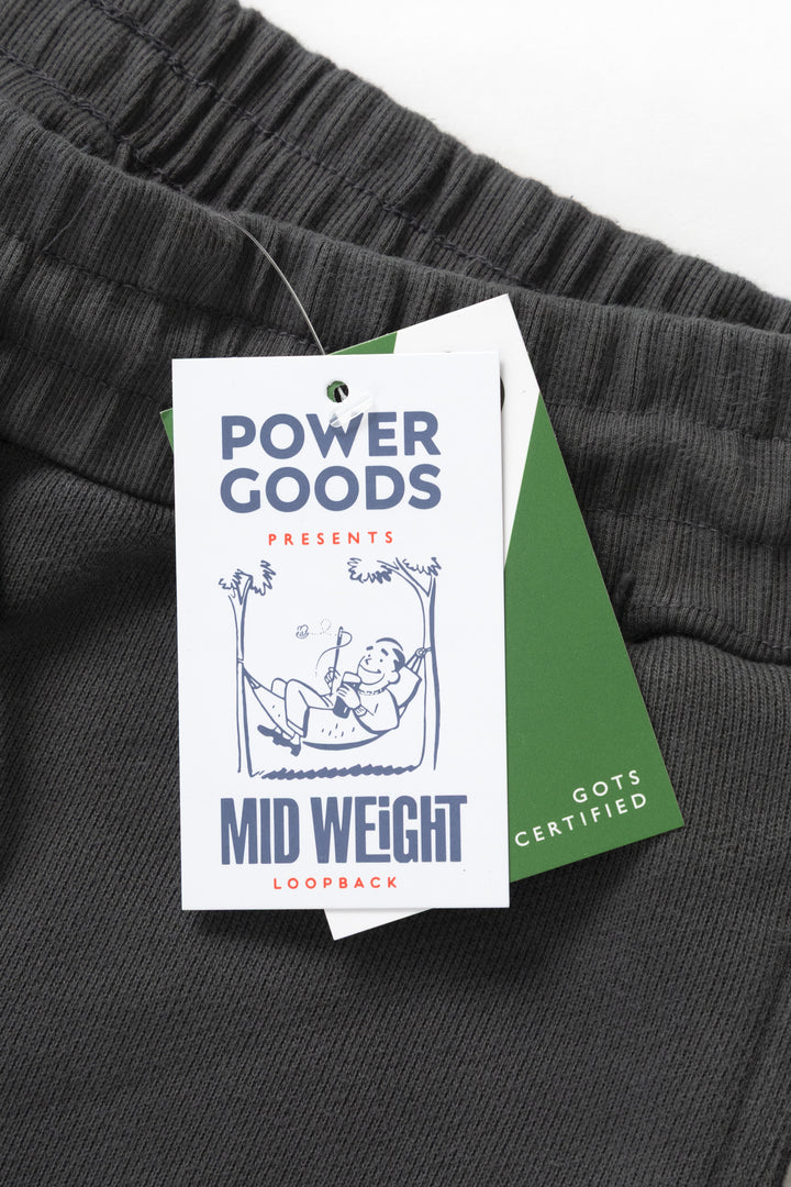 Power Goods - Loopback Sweatpants - Washed Black