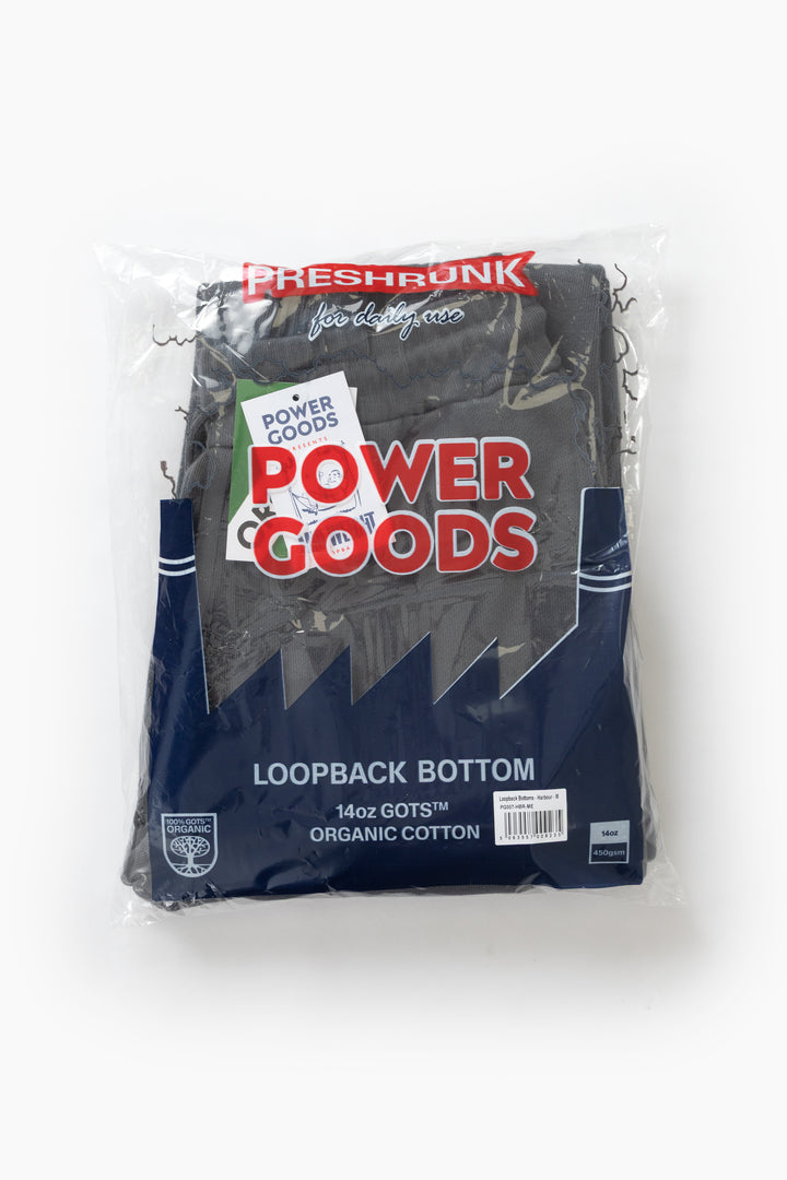 Power Goods - Loopback Sweatpants - Washed Black