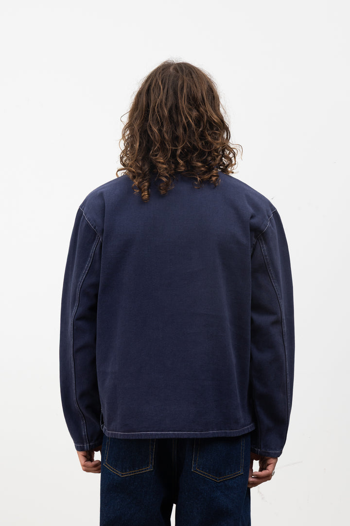 Blacksmith - Twill Two Button Popover - Navy