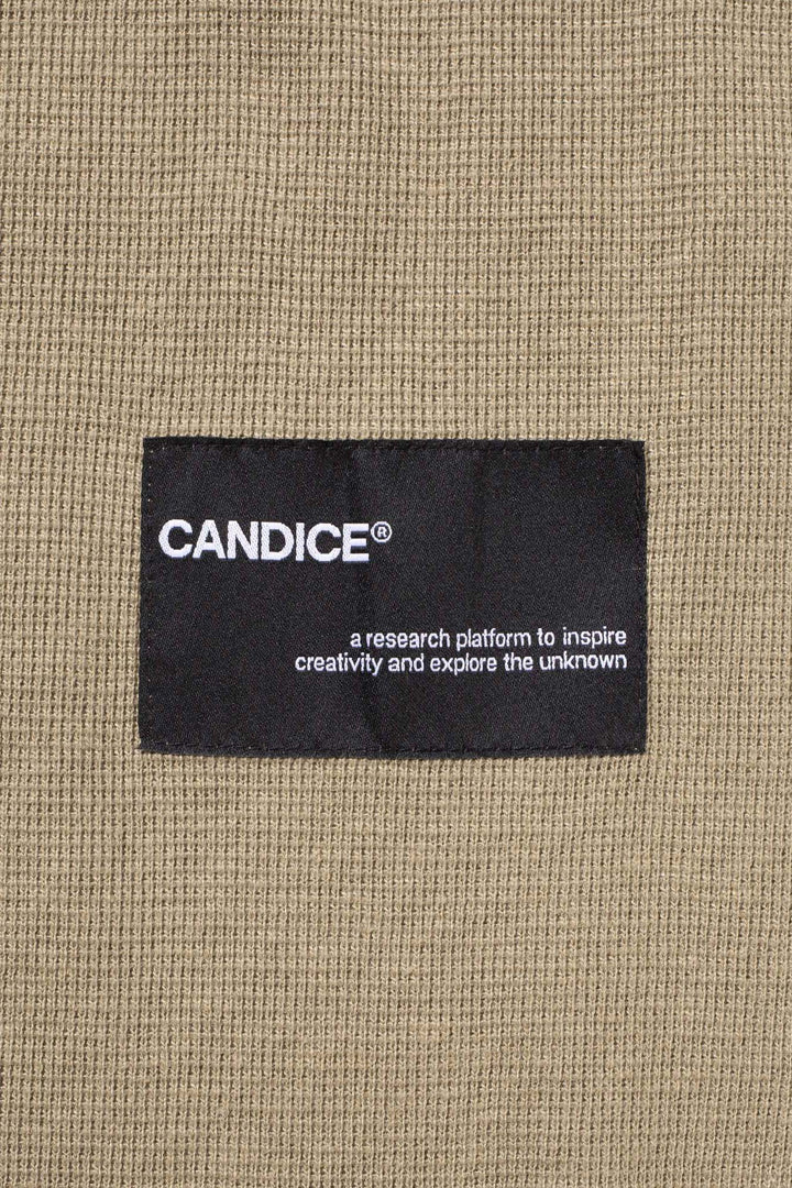 Candice - Waffle Pocket Tee - Khaki