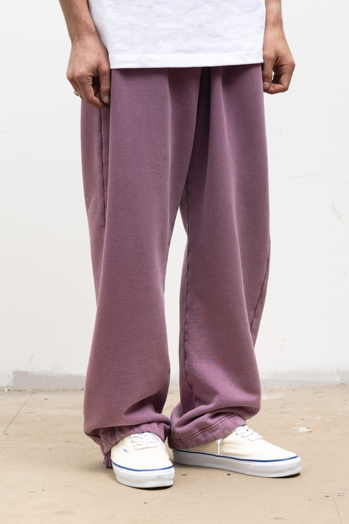 Blacksmith - Washed Wide Jogger - Purple