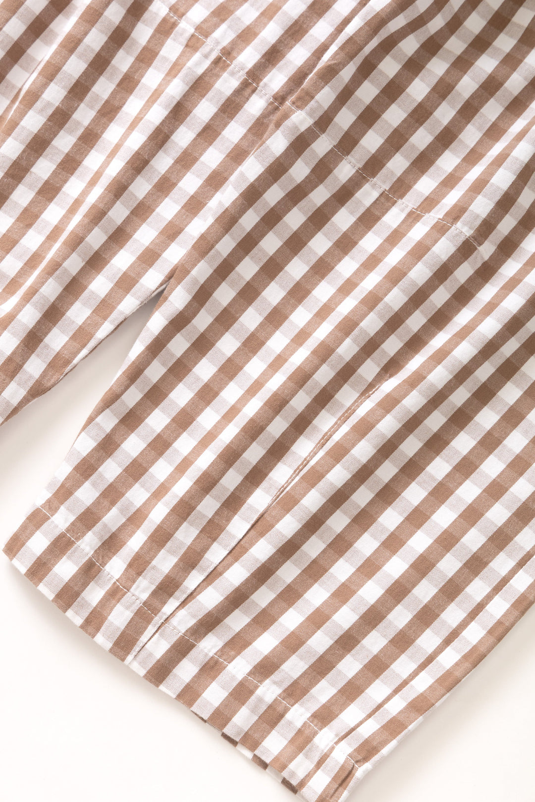 Service Works - Women's Barrel Pants - Brown Gingham