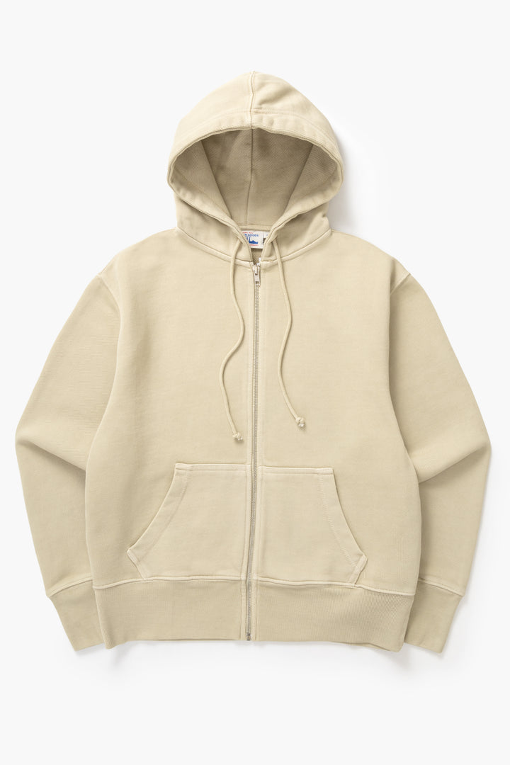 Power Goods - Loopback Zip Hoodie - Bone