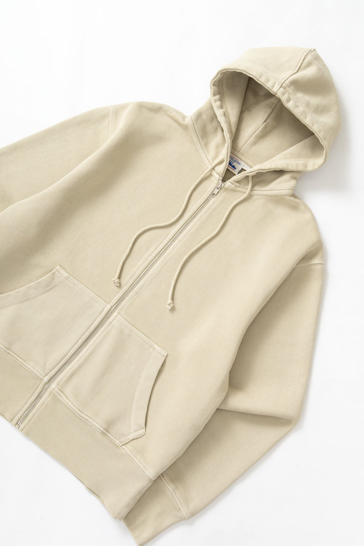 Power Goods - Loopback Zip Hoodie - Bone