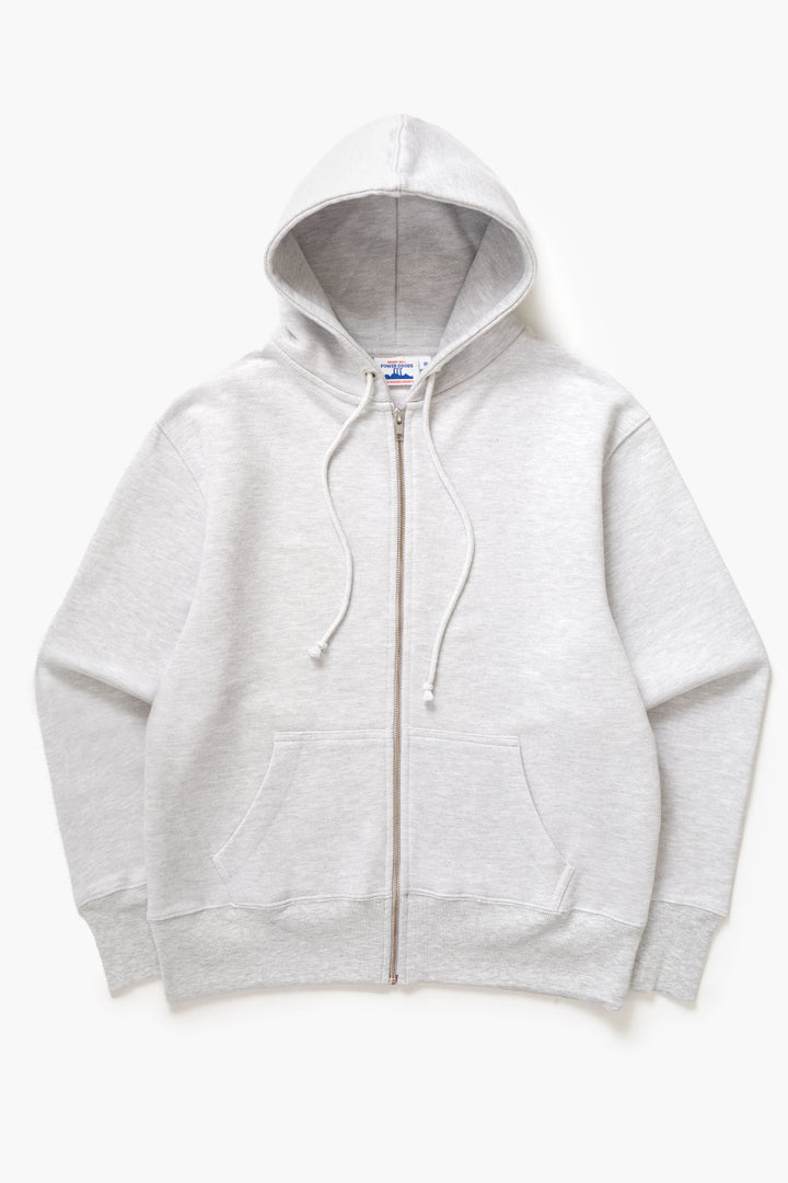 Power Goods - Loopback Zip Hoodie - Ash