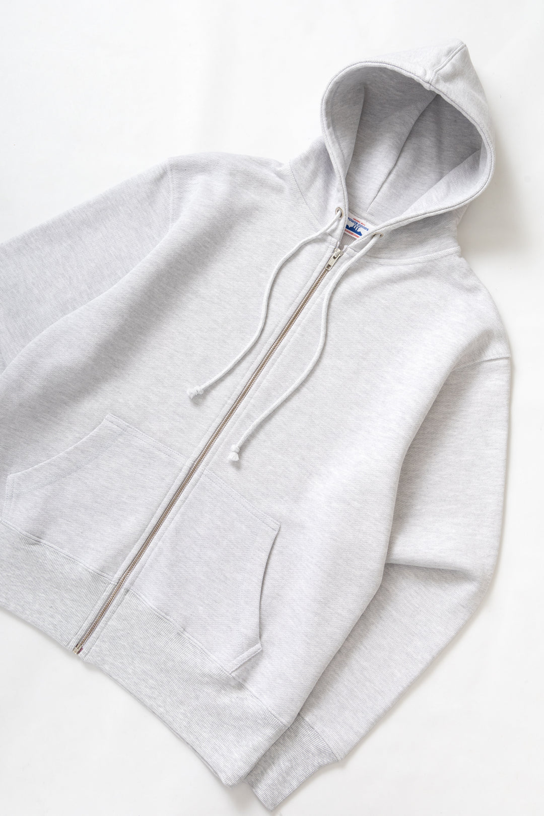 Power Goods - Loopback Zip Hoodie - Ash