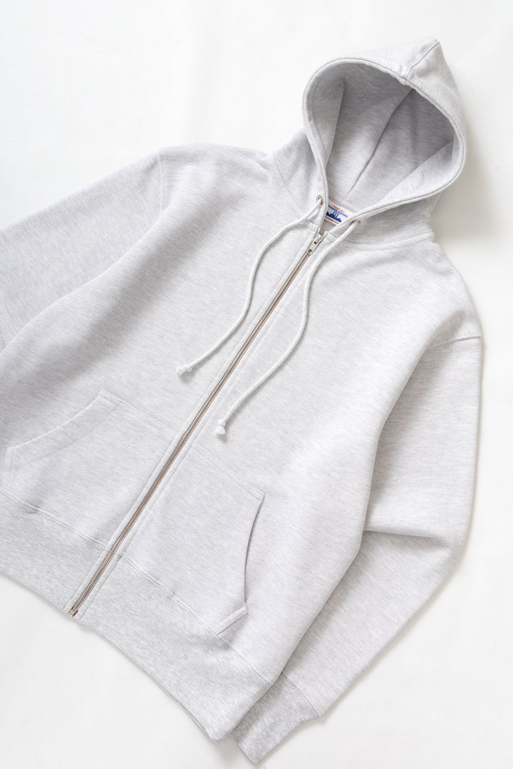 Power Goods - Loopback Zip Hoodie - Ash