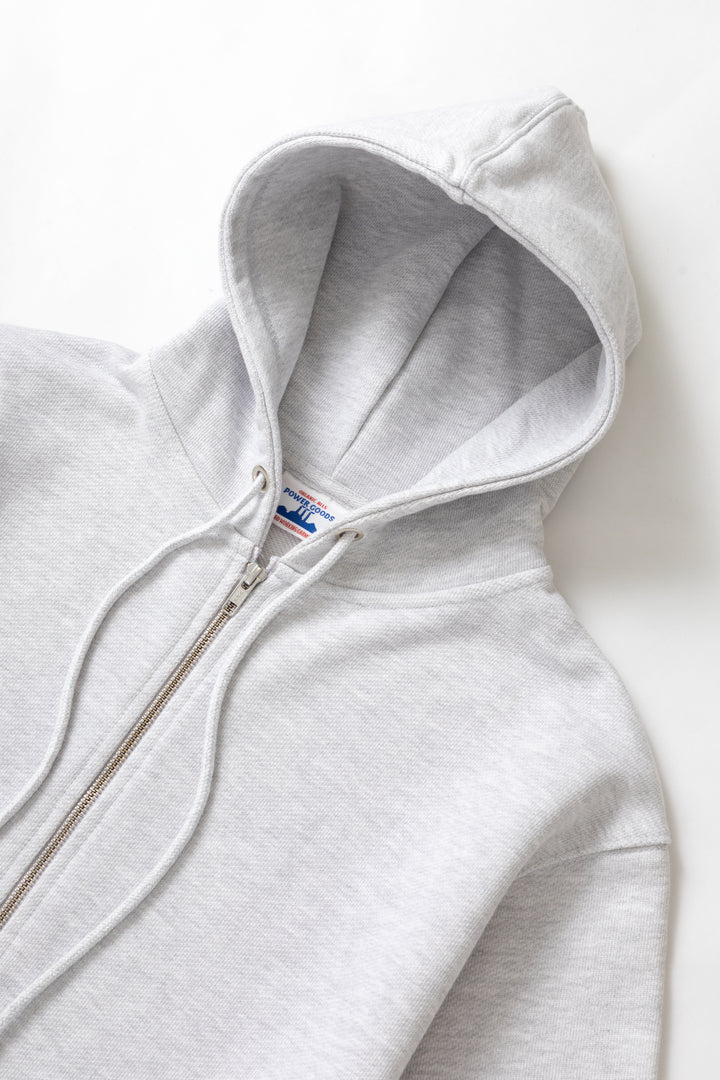 Power Goods - Loopback Zip Hoodie - Ash