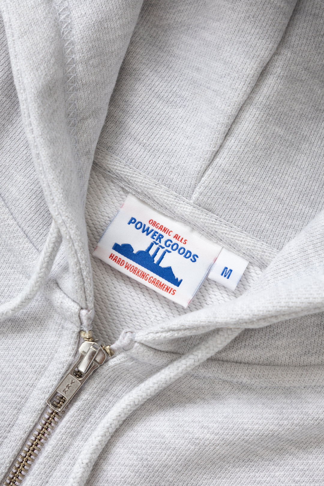 Power Goods - Loopback Zip Hoodie - Ash