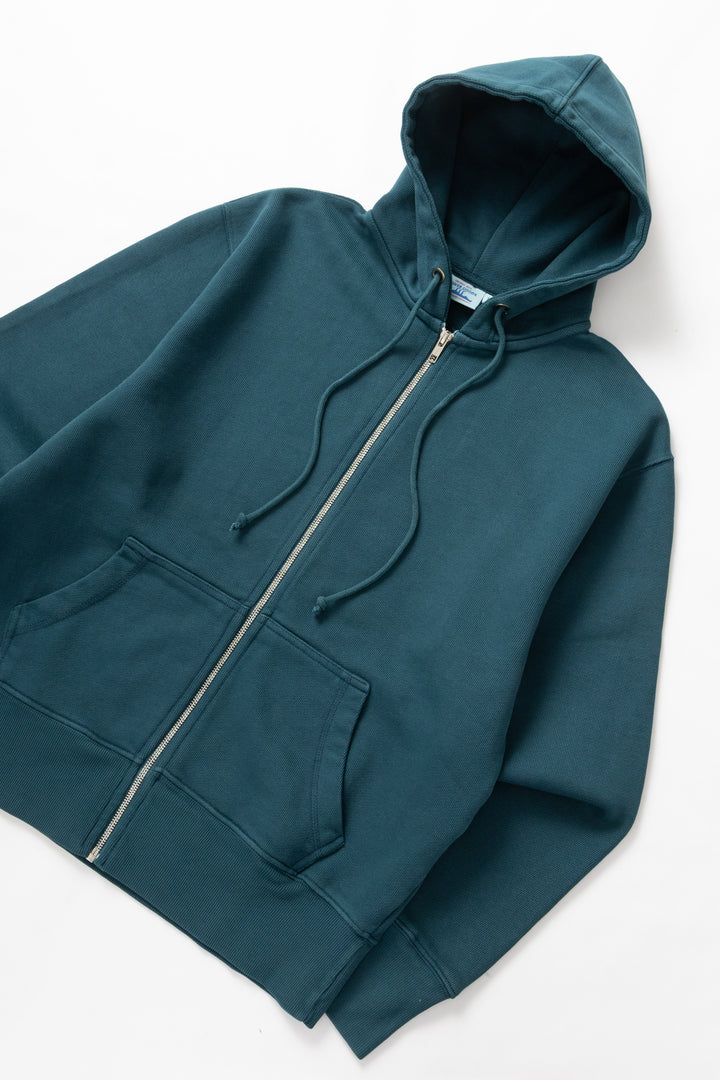 Power Goods - Loopback Zip Hoodie - Harbour