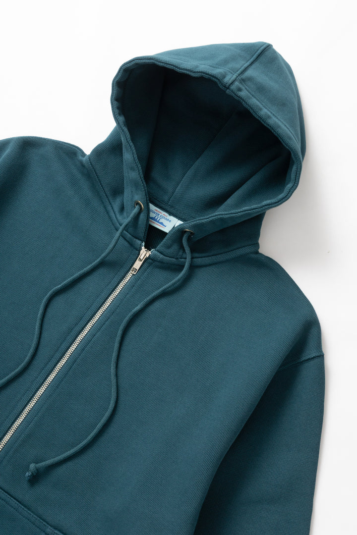 Power Goods - Loopback Zip Hoodie - Harbour
