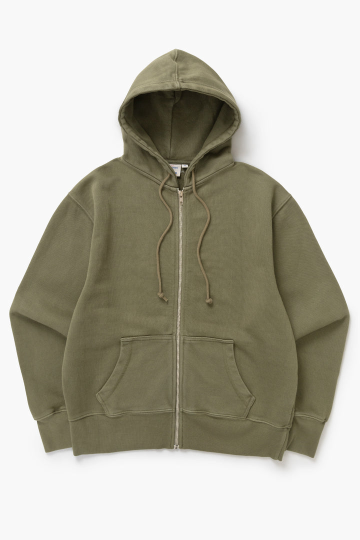 Power Goods - Loopback Zip Hoodie - Olive