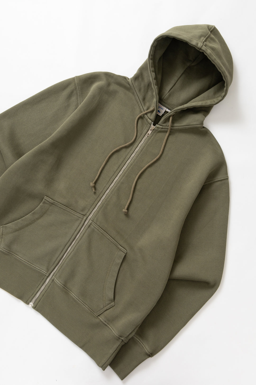 Power Goods - Loopback Zip Hoodie - Olive