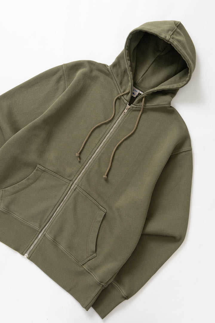 Power Goods - Loopback Zip Hoodie - Olive