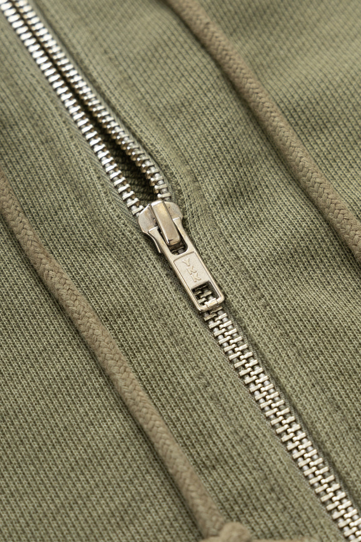 Power Goods - Loopback Zip Hoodie - Olive