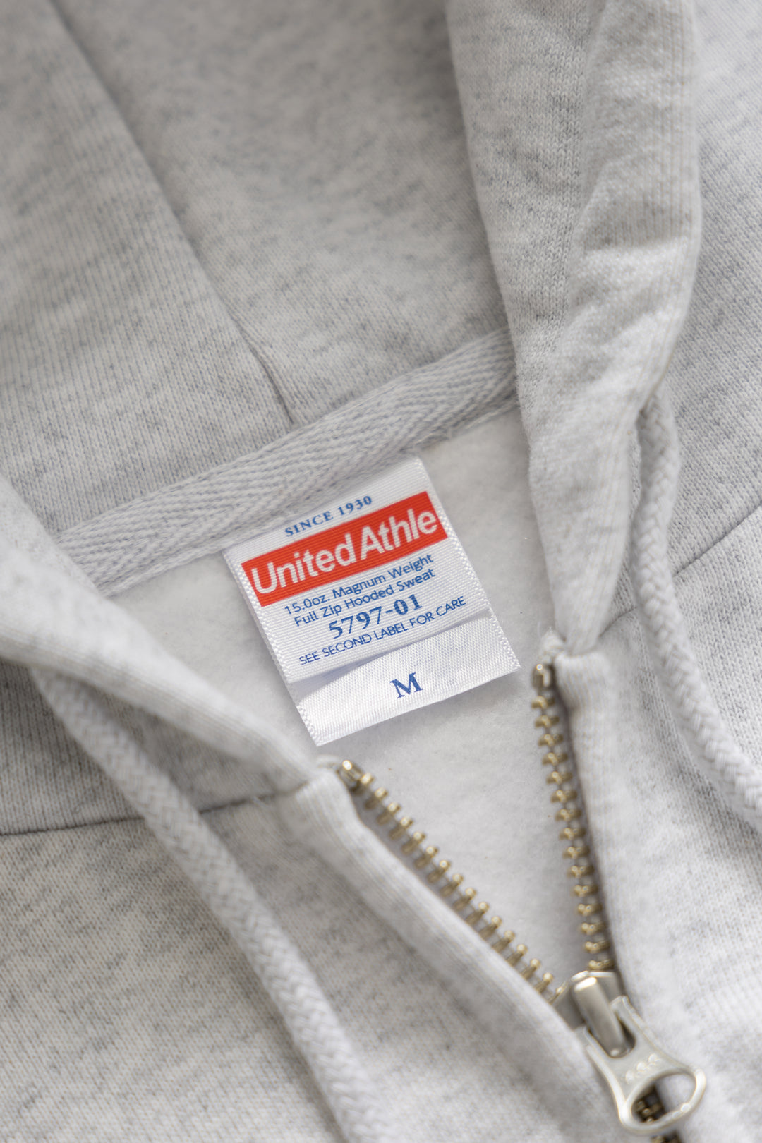 United Athle - 5797 15oz Magnum Weight Zip Hoodie - Ash