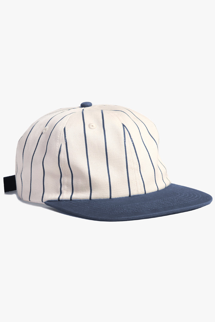 Power Goods - Perfect 6 Panel Cap - Striped Navy