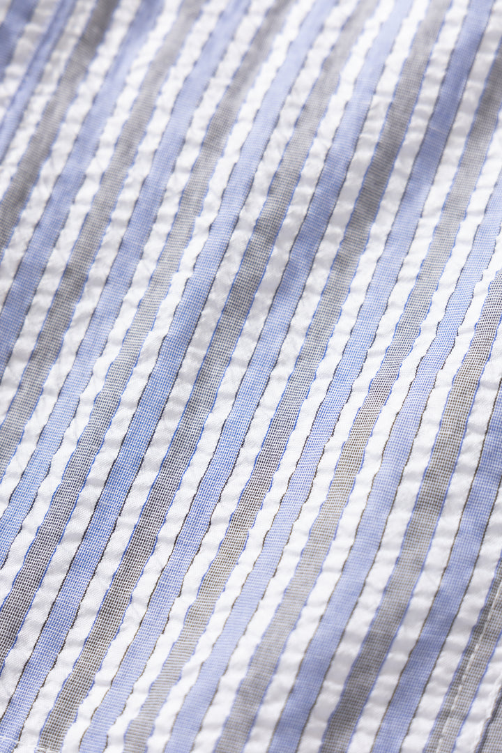 Blacksmith - Striped Military Popover - Blue