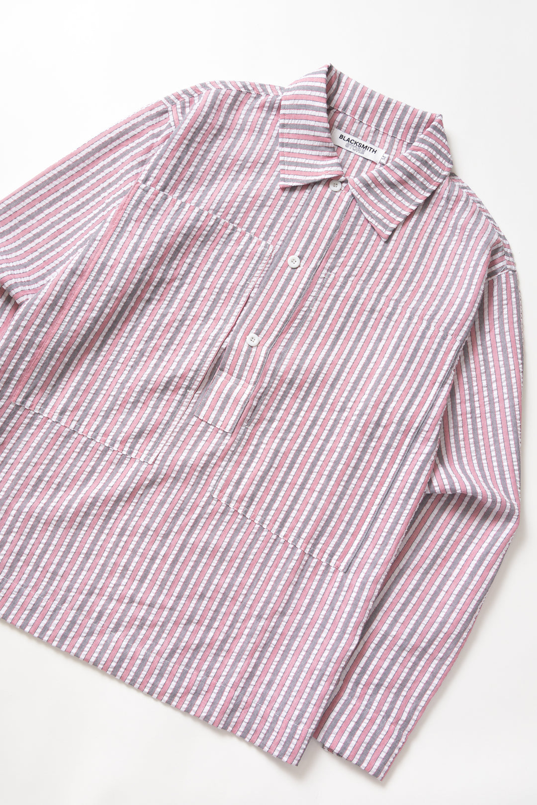 Blacksmith - Striped Military Popover - Red