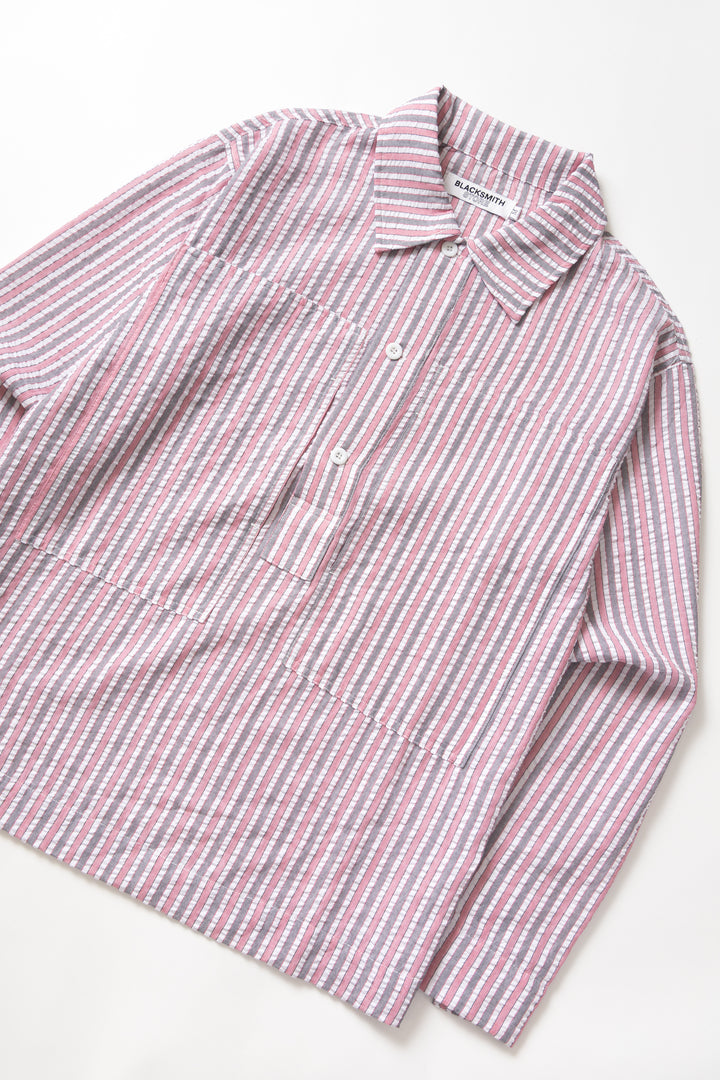 Blacksmith - Striped Military Popover - Red