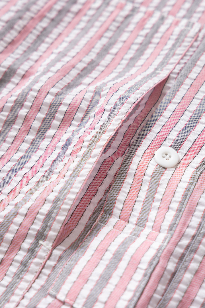 Blacksmith - Striped Military Popover - Red