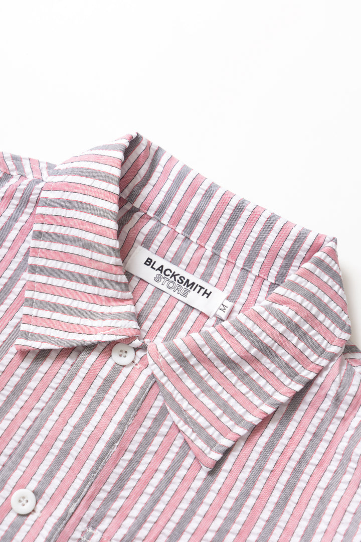 Blacksmith - Striped Military Popover - Red