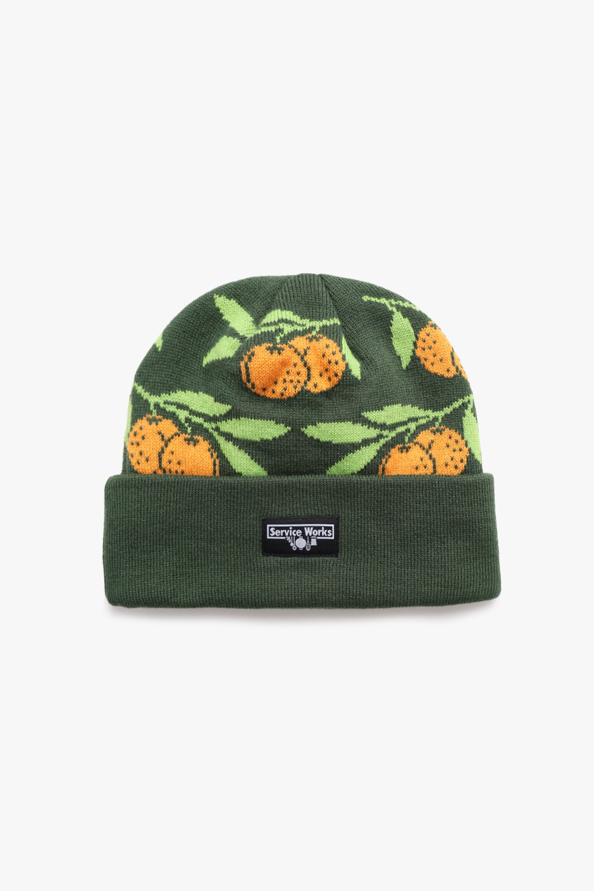 Service Works - Clementine Jacquard Beanie - Forest