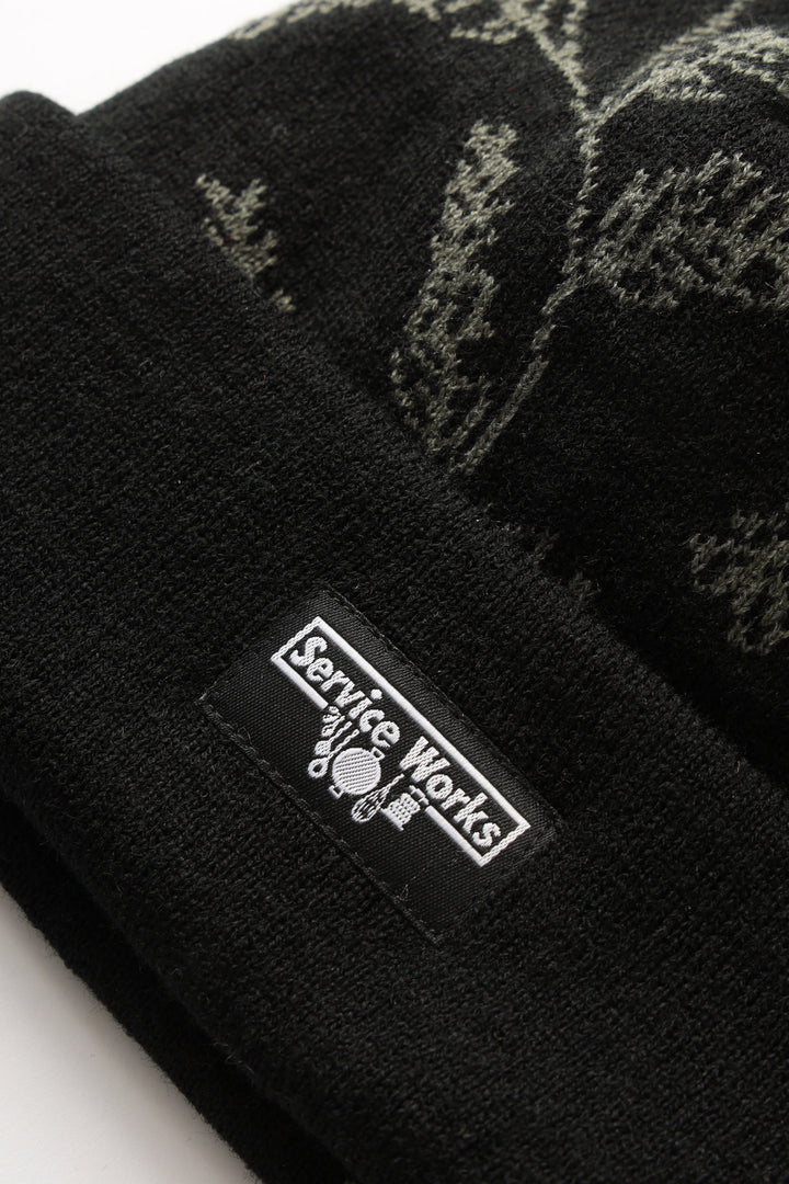 Service Works - Olive Branch Beanie - Black