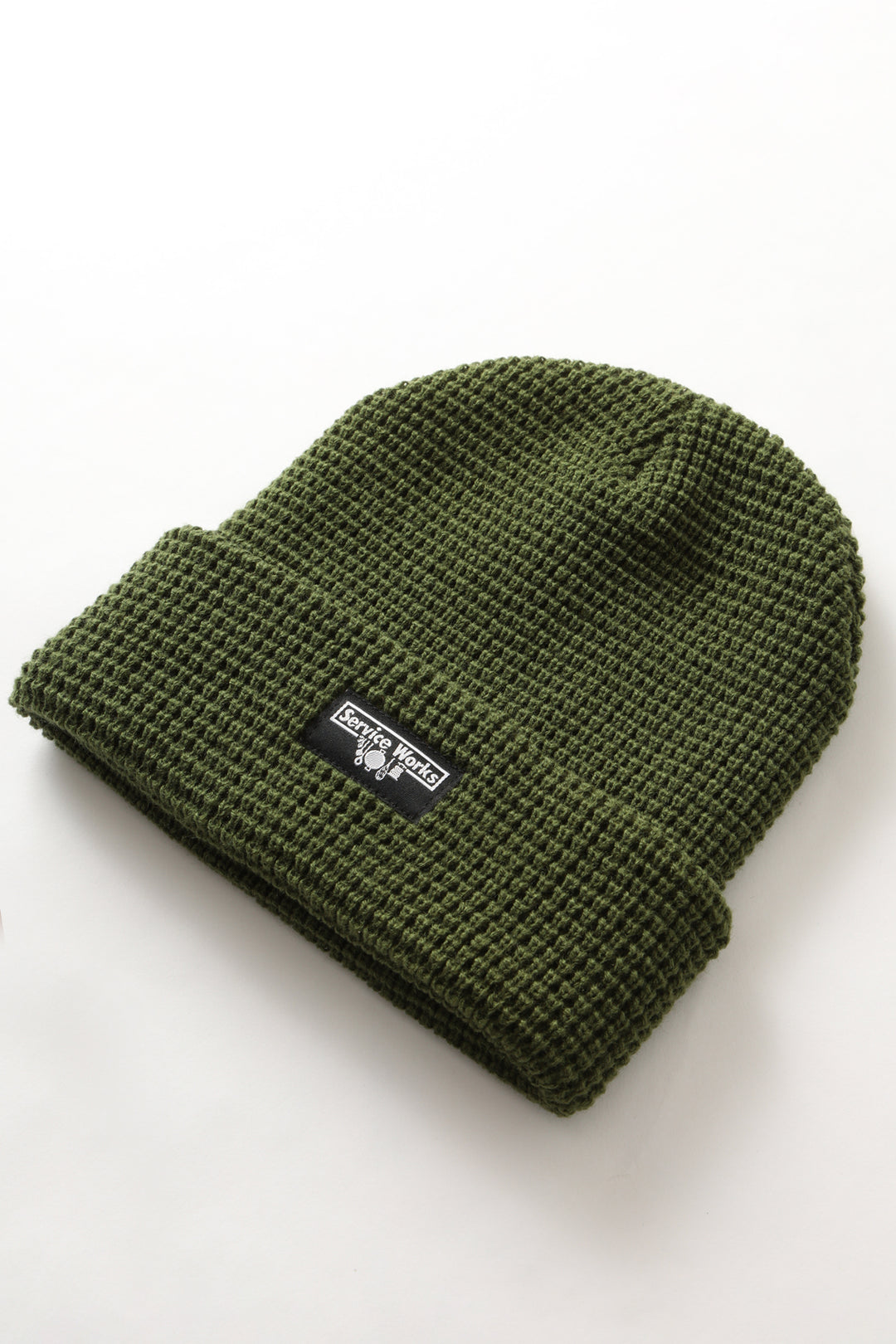 Service Works - Waffle Logo Beanie - Olive