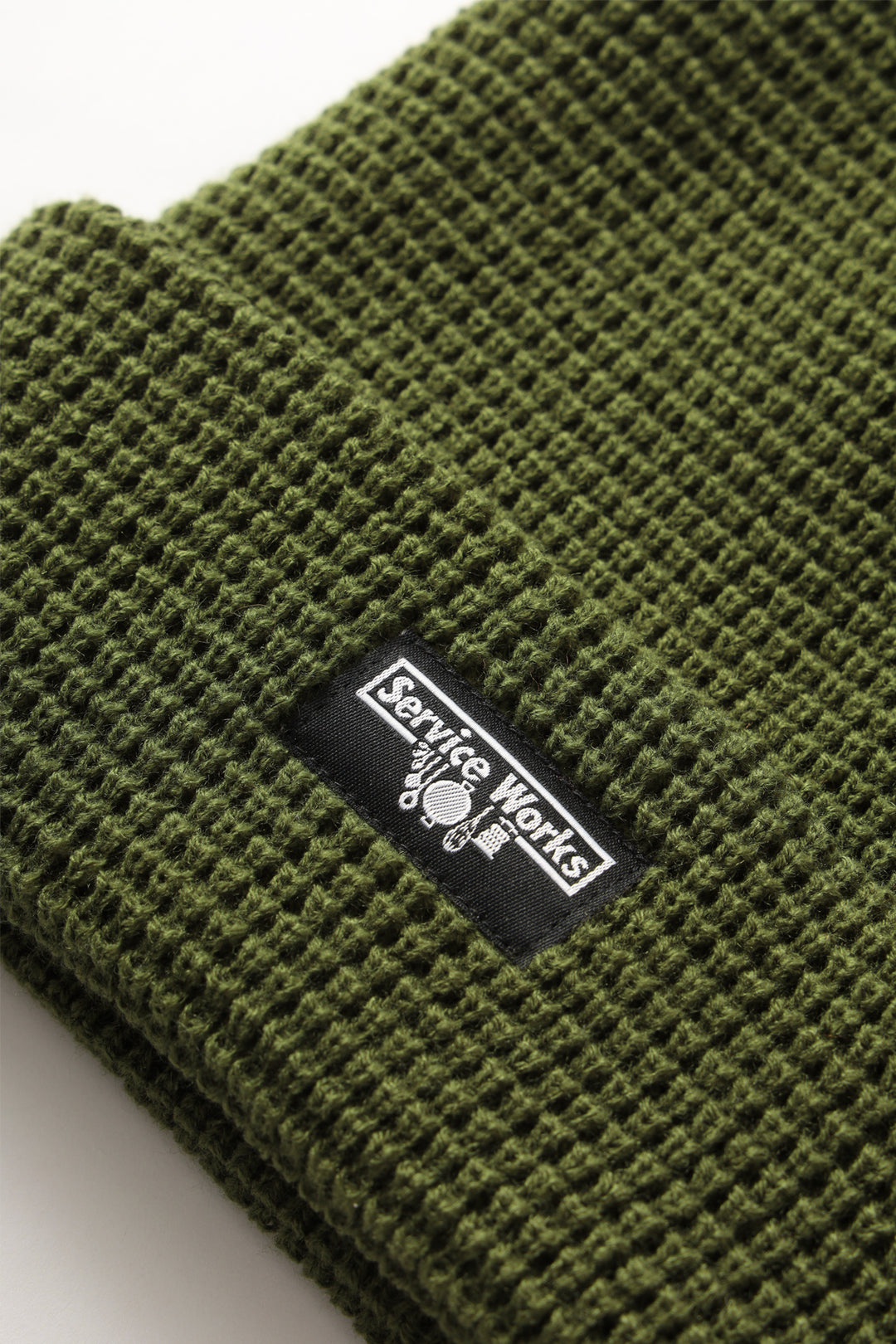 Service Works - Waffle Logo Beanie - Olive