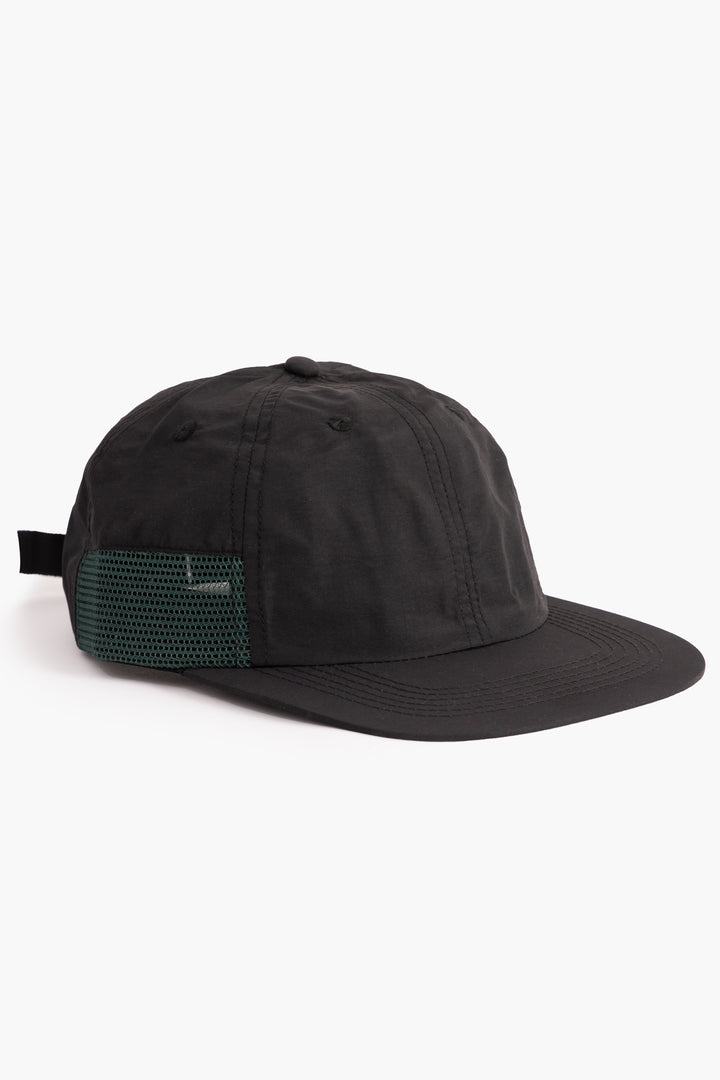 Power Goods - Perfect Nylon 6 Panel Mesh Cap - Black