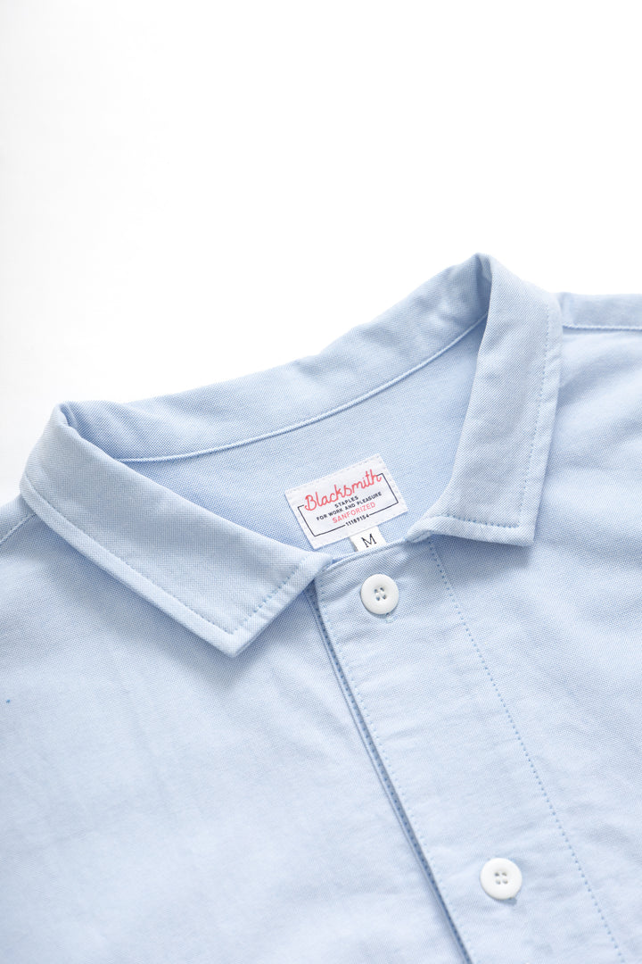 Blacksmith - 'Boxford' Utility Shirt - Blue