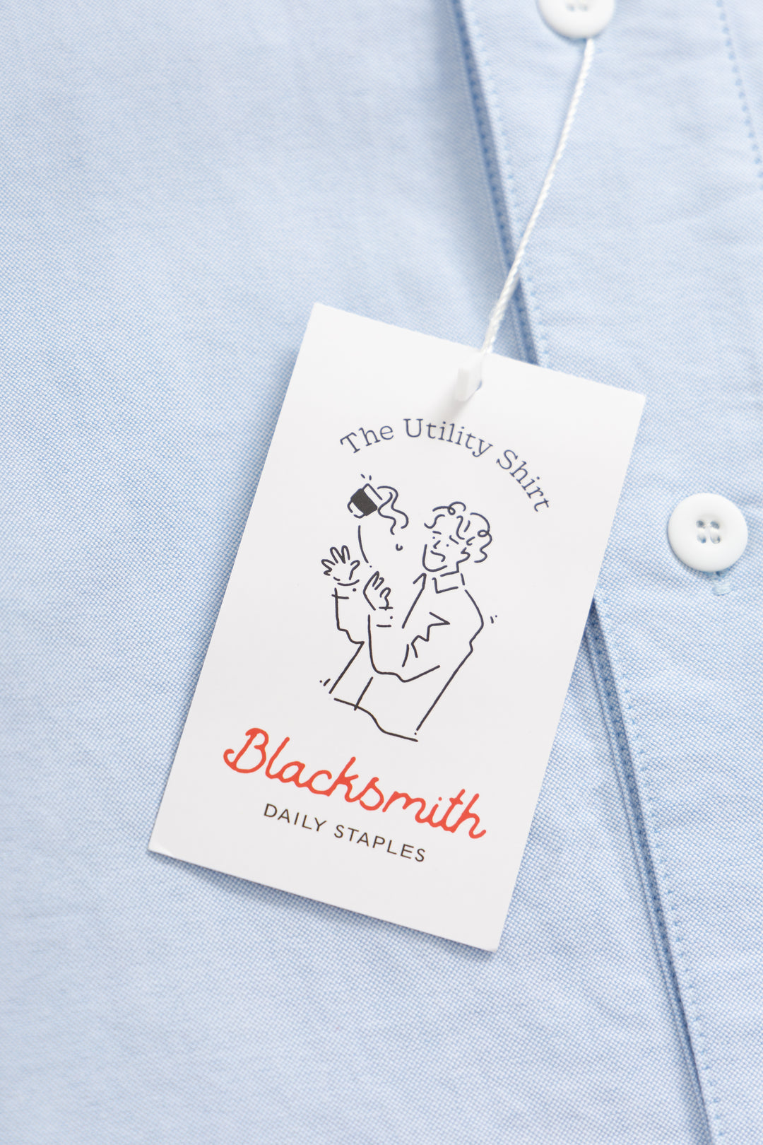 Blacksmith - 'Boxford' Utility Shirt - Blue