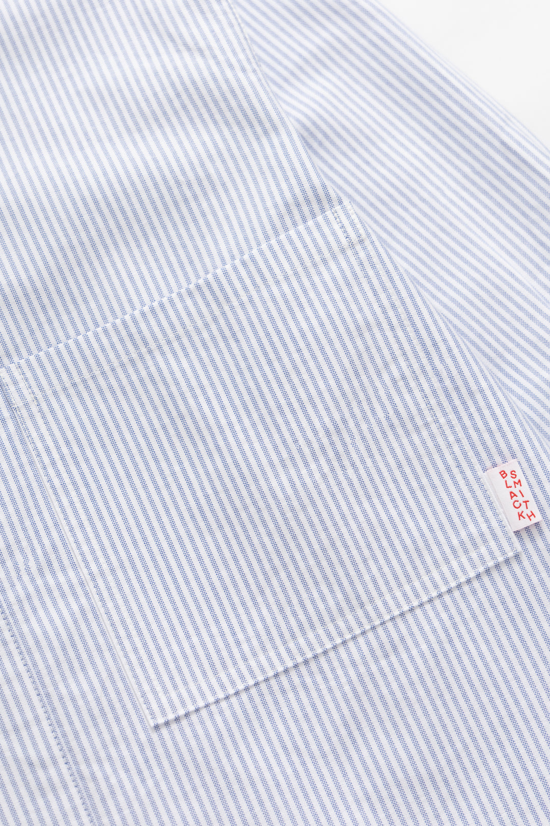 Blacksmith - 'Boxford' Utility Shirt - Blue Stripe