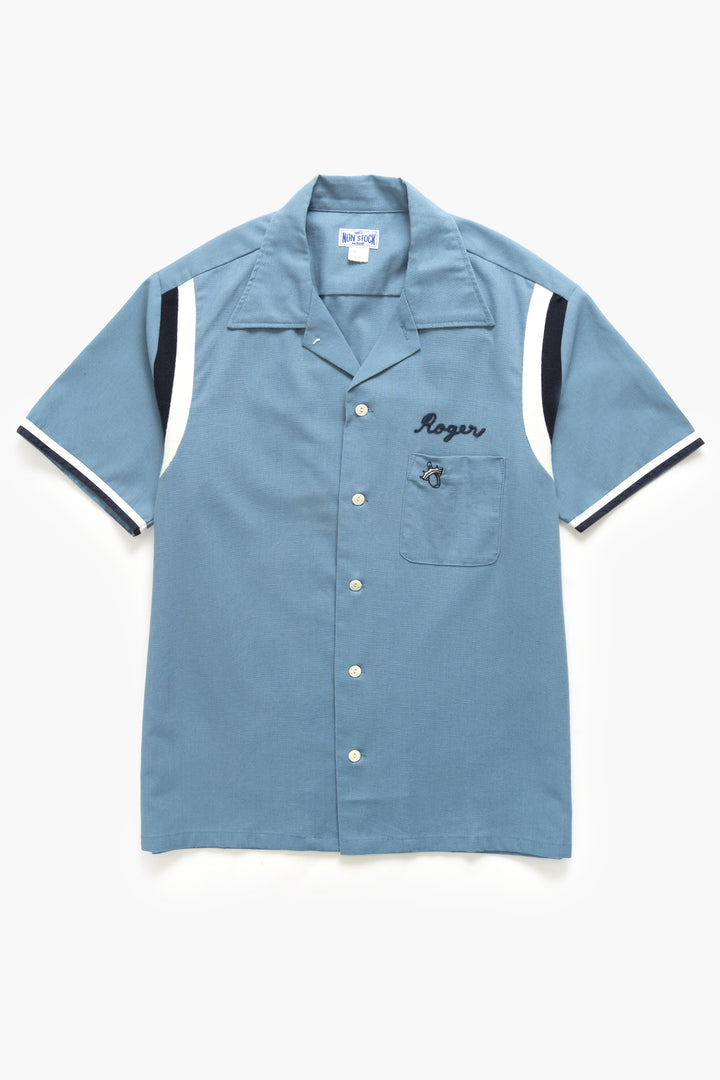 Non Stock MFG - Garage Bowling Shirt - Blue