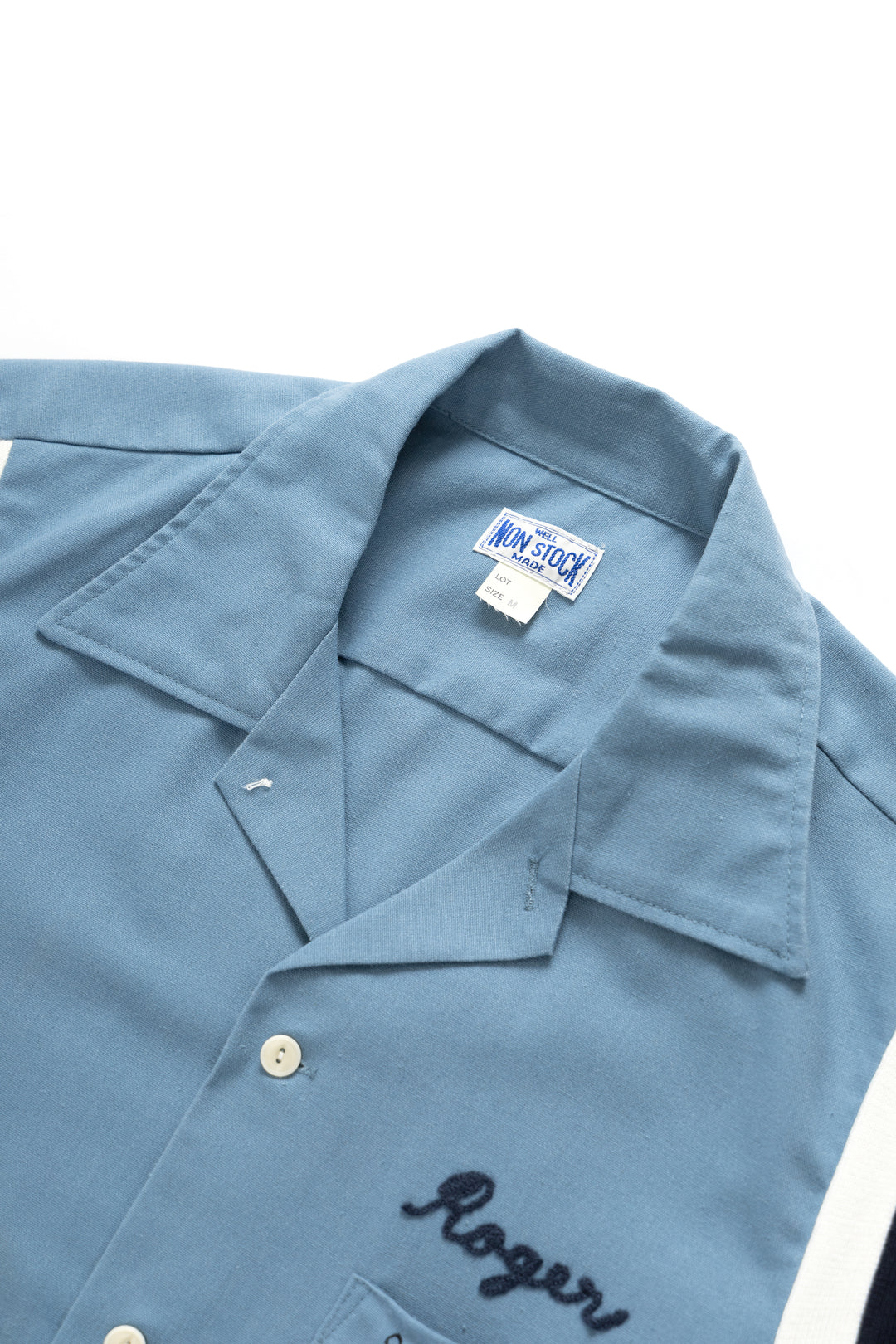 Non Stock MFG - Garage Bowling Shirt - Blue