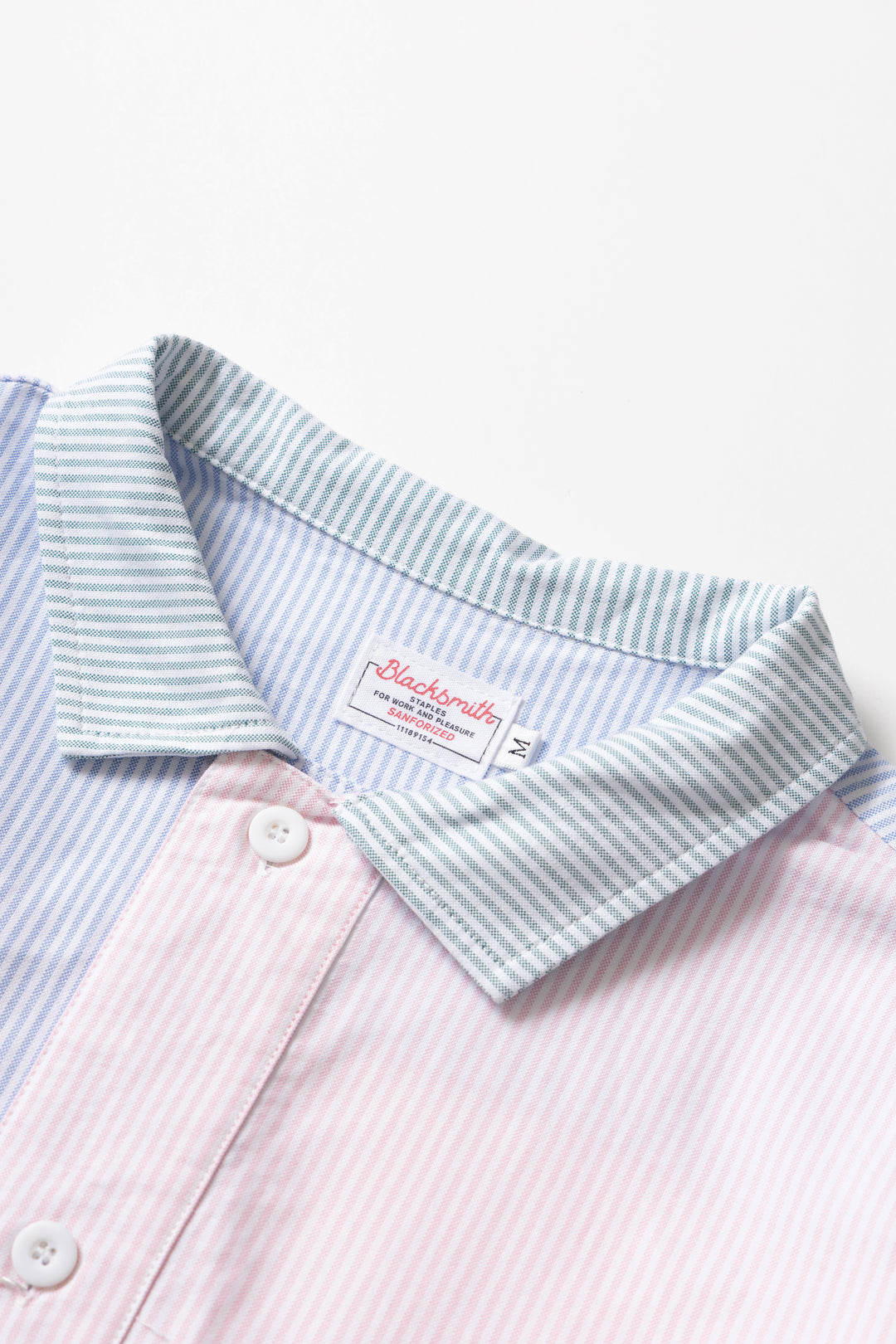 Blacksmith - 'Boxford' Utility Shirt - Crazy Stripe