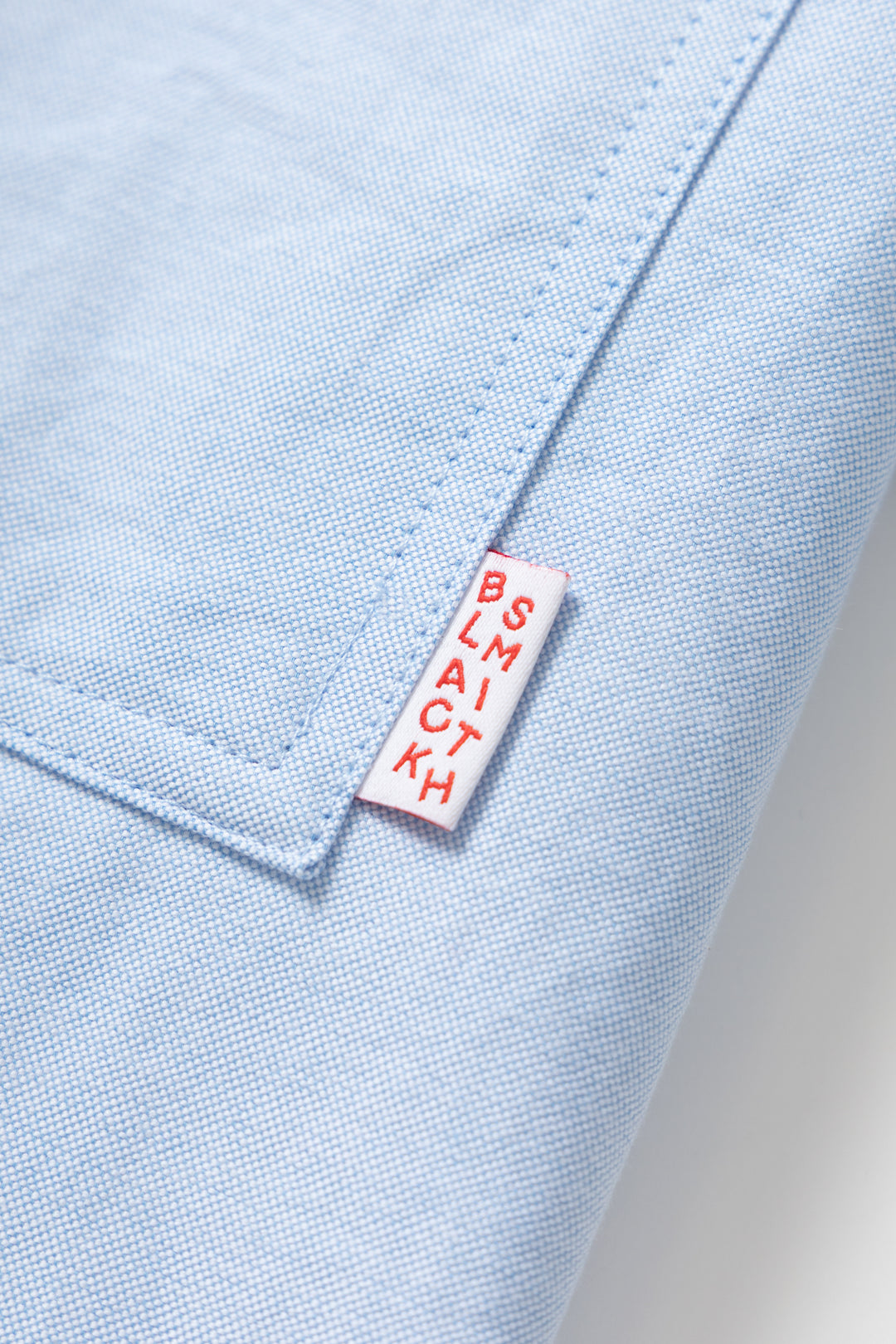 Blacksmith - 'Boxford' Short Sleeve Utility Shirt - Blue