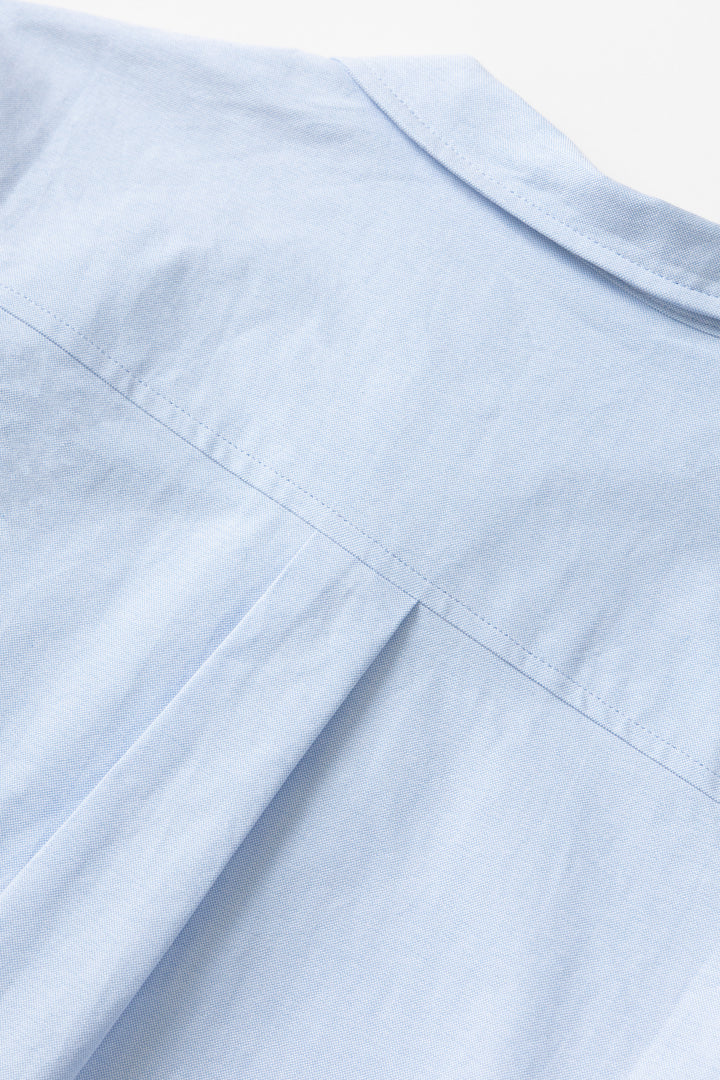 Blacksmith - 'Boxford' Short Sleeve Utility Shirt - Blue