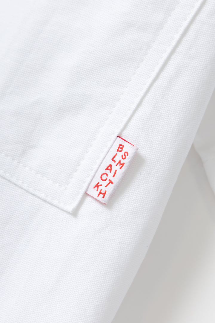 Blacksmith - 'Boxford' Short Sleeve Utility Shirt - White