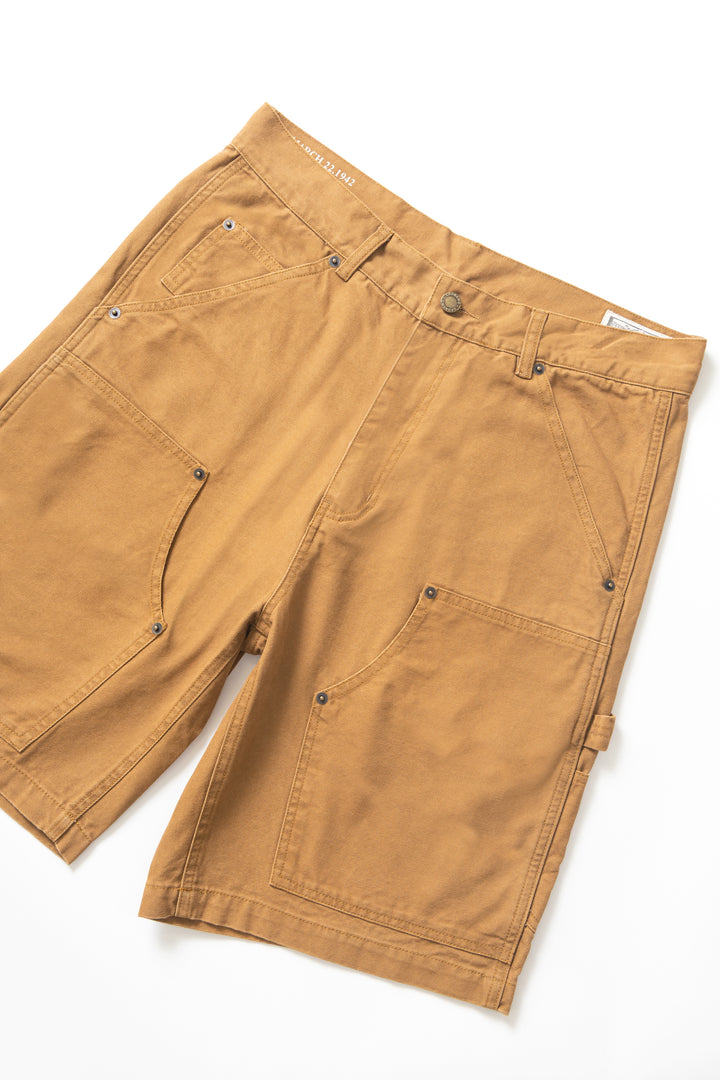 Okonkwo MFG - Aged Canvas Carpenter Shorts - Brown
