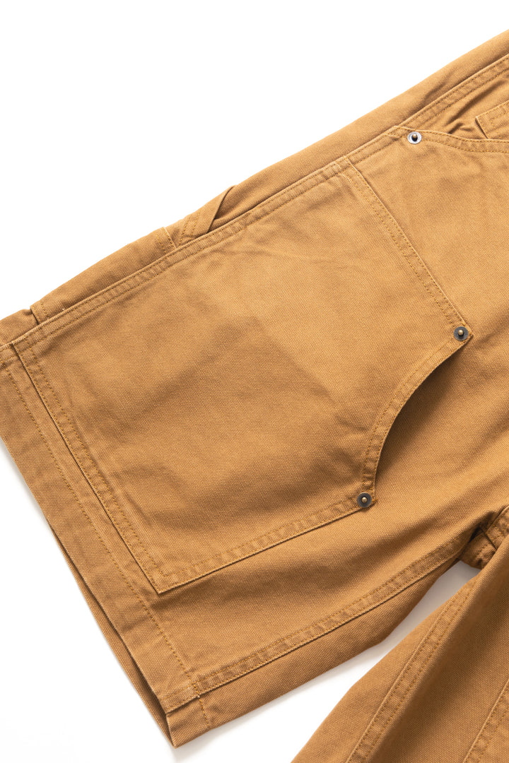 Okonkwo MFG - Aged Canvas Carpenter Shorts - Brown